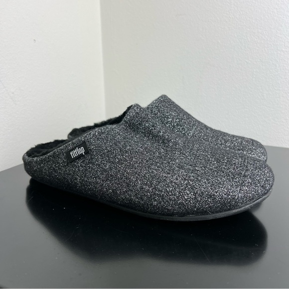 FITFLOP Chrissie Glimmerwool Slippers - Picture 1 of 6